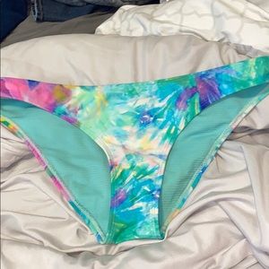 Swim bottoms, flower print